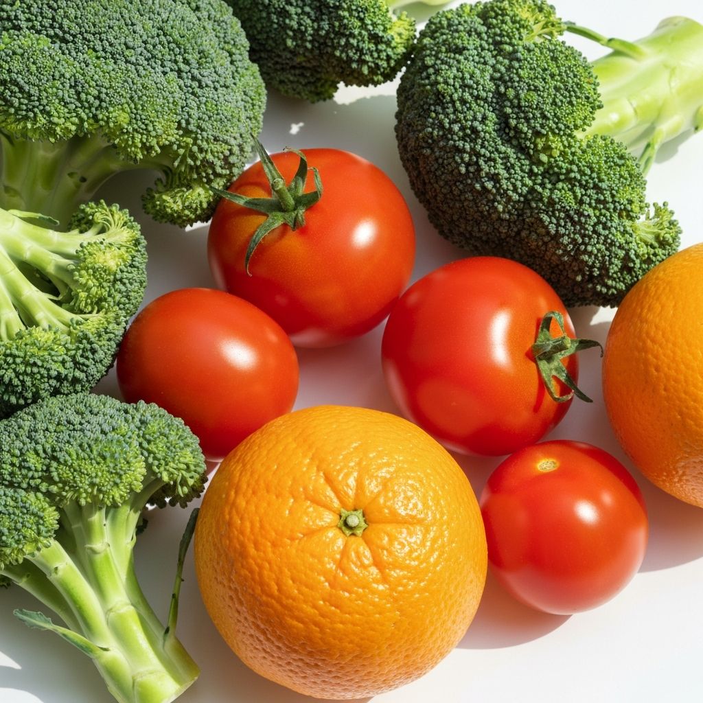 Frisches Obst und Gemüse